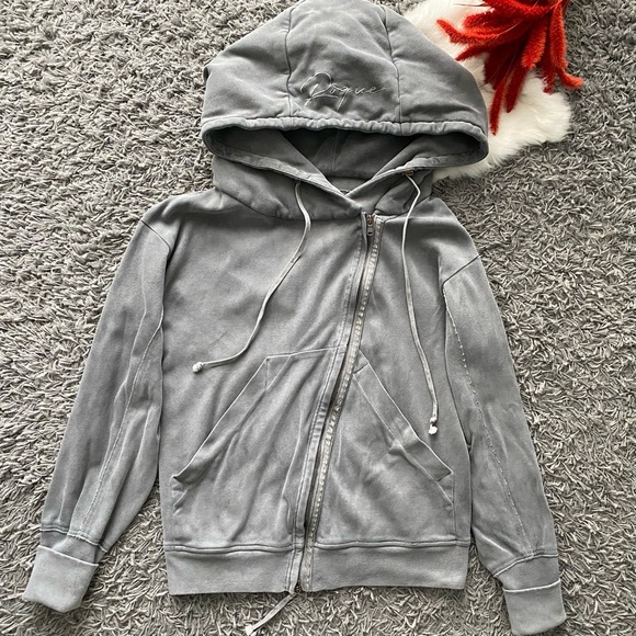 Rogue Tops - ROQUE Vintage Style Heavyweight Cotton Zip-Up Hoodie